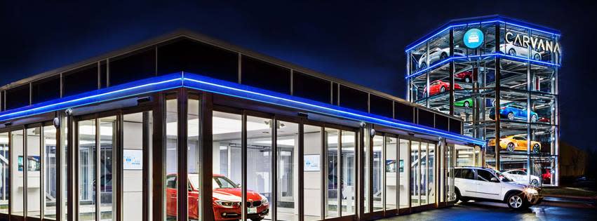 Carvana is known for its glass car "vending machines."