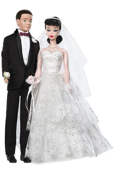 1959: The Original Wedding Day Barbie Doll And Ken Set