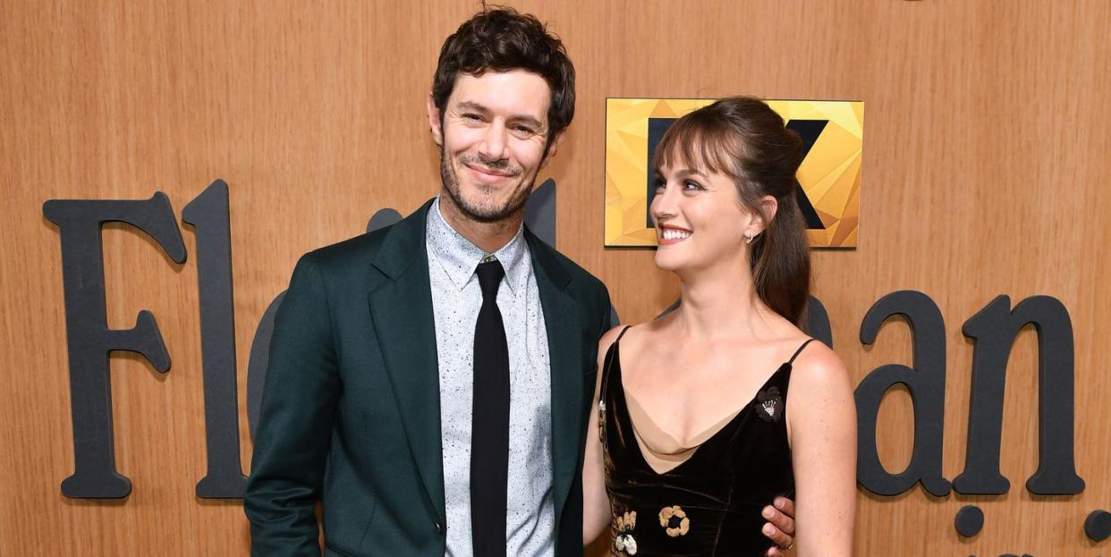 new york, new york   november 07 adam brody and leighton meester attend fxs fleishman is in trouble new york premiere at carnegie hall on november 07, 2022 in new york city photo by noam galaigetty images