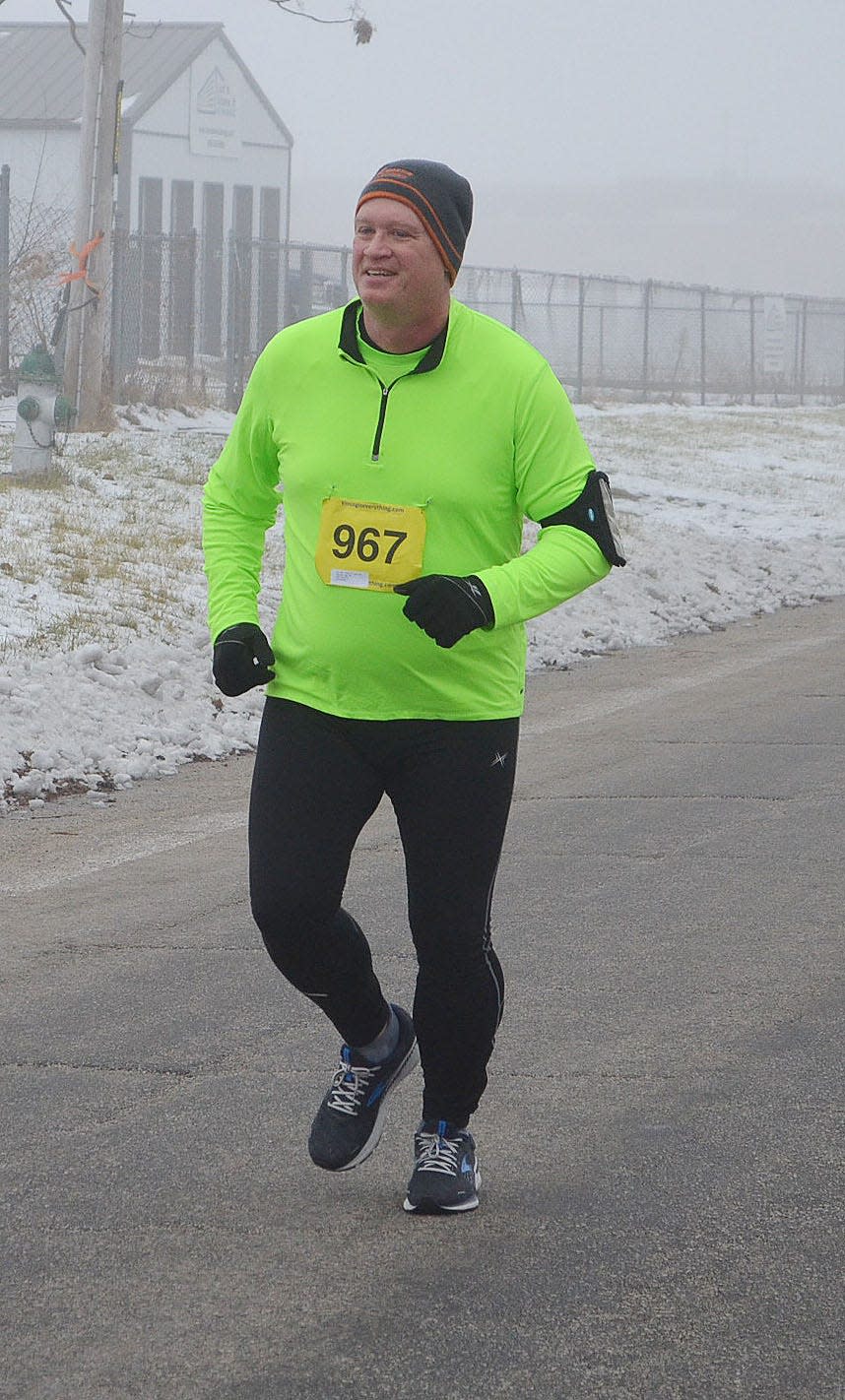 Kewanee City Councilman Mike Komnick took a break from city business to compete in the Hardocre 5K.