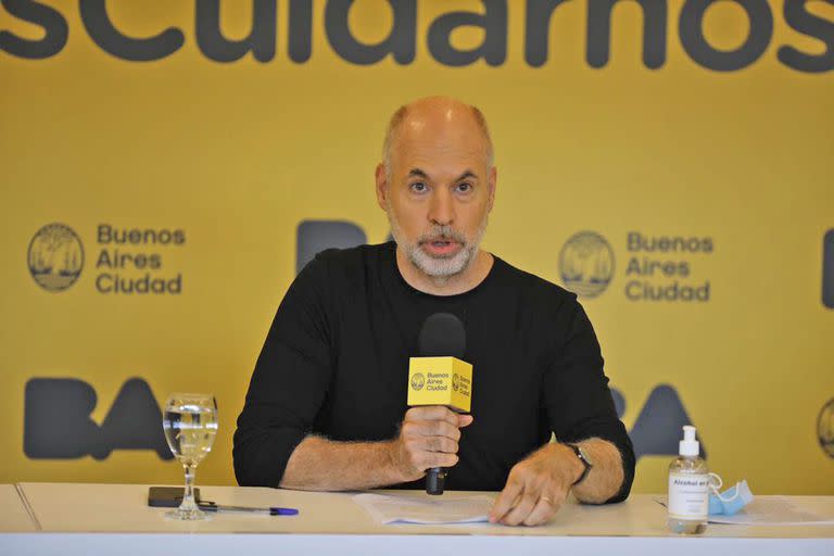 Conferencia de Horacio Rodríguez Larreta por a situación en la ciudad