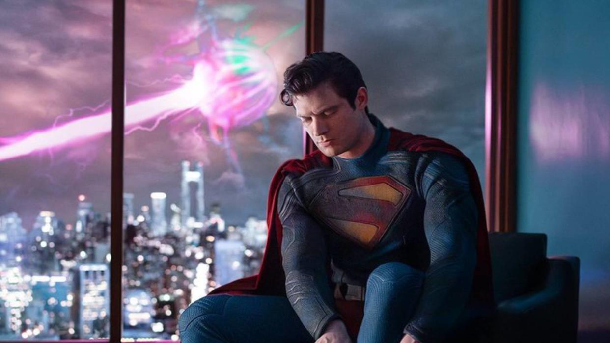  David Corenswet as Superman. 