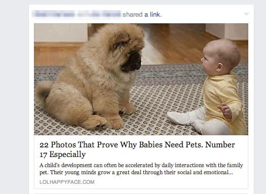 5 Characteristics Of High Converting Headlines image why babies need pets 1