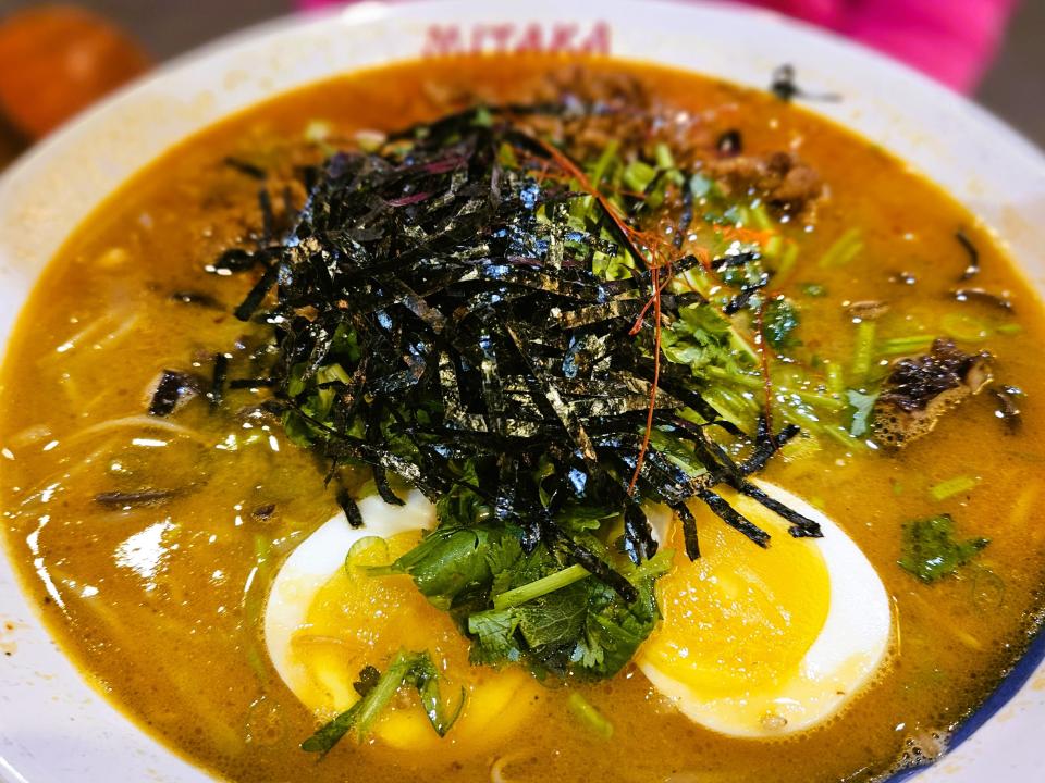 A bowl of tantanmen at Mitaka Japanese Ramen House in Bradenton photographed Sept. 1, 2023. Mitaka recently opened a new location in Ellenton.