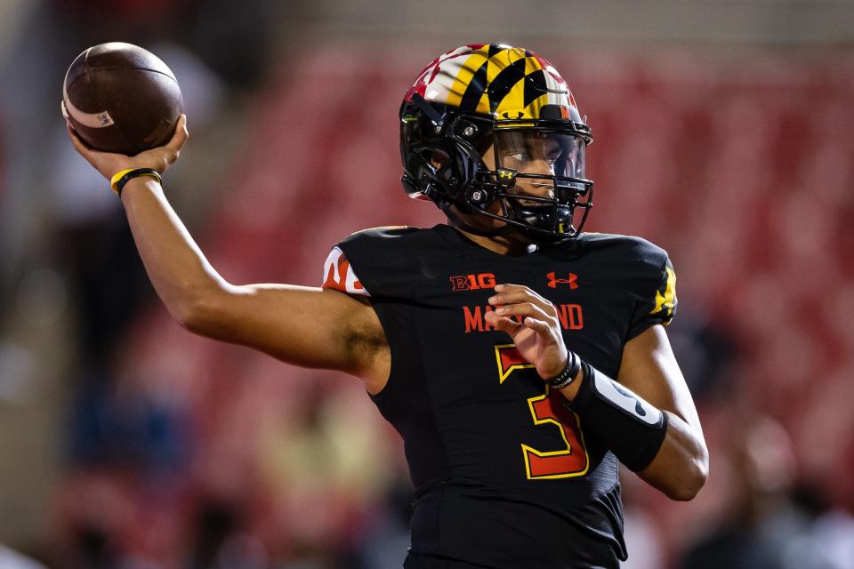 Maryland quarterback Taulia Tagovailoa.