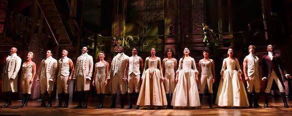 The original Broadway cast of 'Hamilton.'