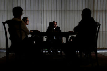 Brazilian Foreign Minister Aloysio Nunes attends an interview with Reuters in Brasilia, Brazil, March 14, 2017. REUTERS/Ueslei Marcelino