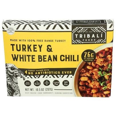 Tribali Foods turkey & white bean chili