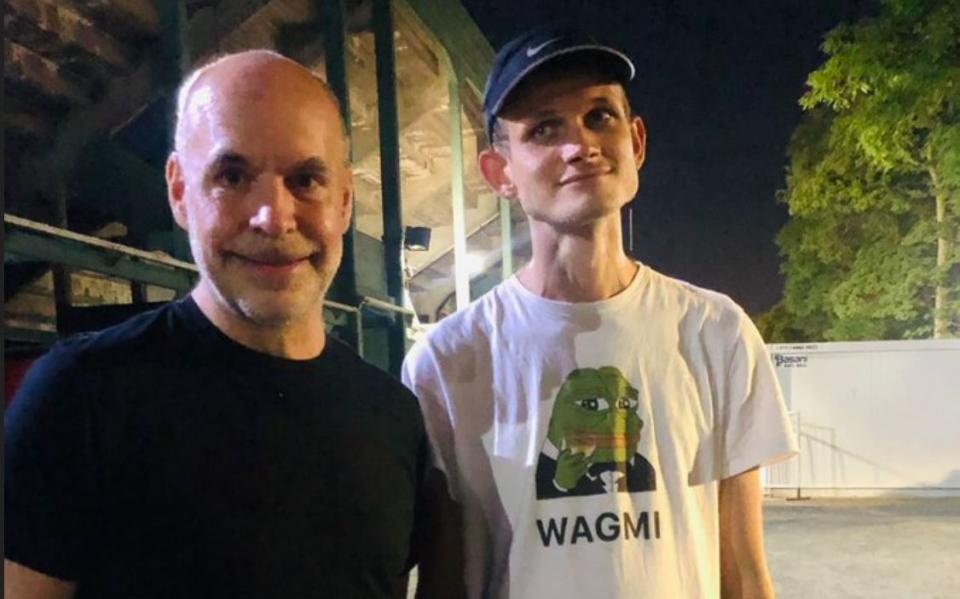 Larreta se reunió con Buterin durante la visita del cocreador de Ethereum al país