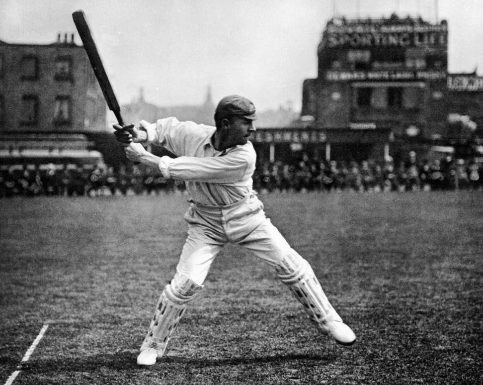 Poetry in motion - the famous photo of Victor Trumper in full flight at the Oval - Getty Images/George Beldam 