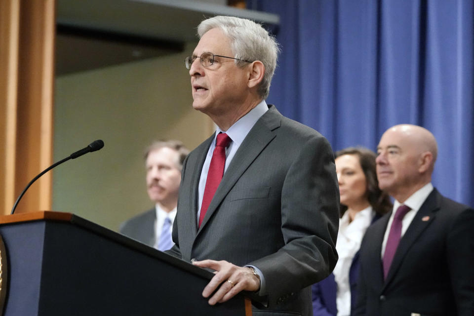 Merrick Garland. (Mark Schiefelbein / AP)