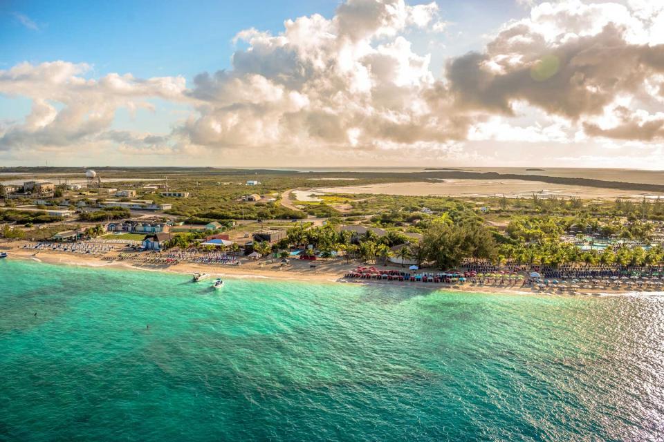 Grand Turk island, in the Turks and Caicos