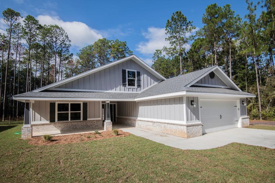 This new construction home at 591 Nowak Road in Cantonment is 2,150 square feet.