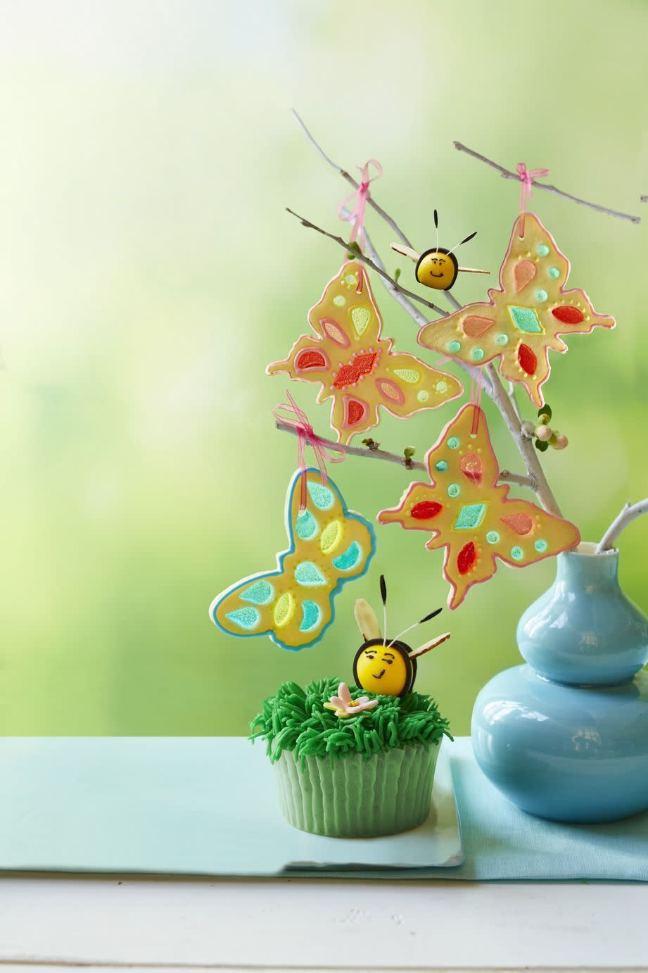 <p>These springtime butterfly cookies are truly works of art. </p><p>Get the <strong><a href="https://www.womansday.com/food-recipes/food-drinks/recipes/a50268/stained-glass-butterfly-cookies-recipe-wdy0515/" rel="nofollow noopener" target="_blank" data-ylk="slk:Stained Glass Butterfly Cookies recipe.;elm:context_link;itc:0;sec:content-canvas" class="link ">Stained Glass Butterfly Cookies recipe. </a></strong></p>