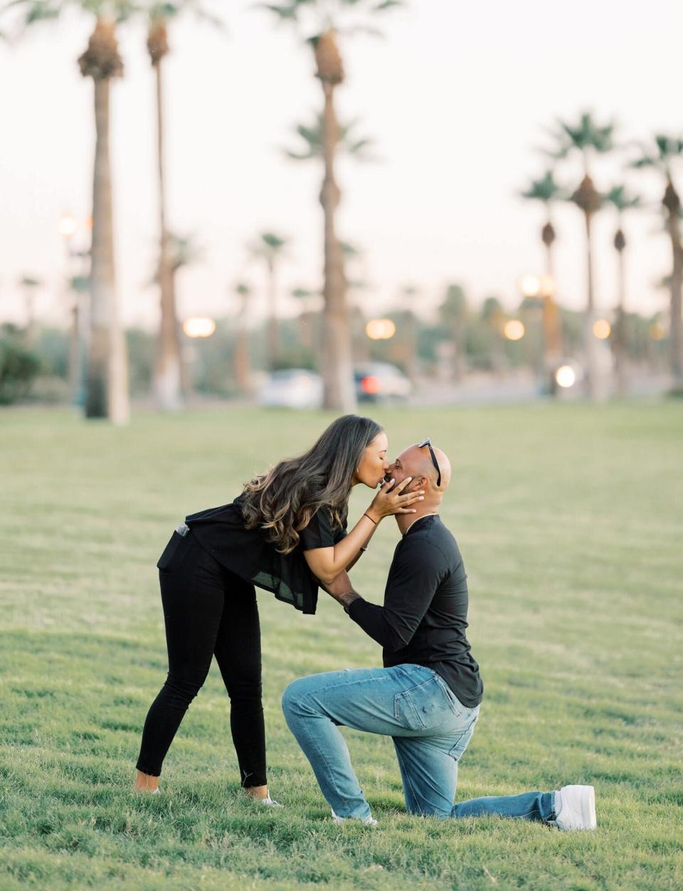 Cheyenne Woods and Aaron Hicks Engagement