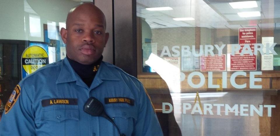 Asbury Park Police Officer Ahmed Lawson.