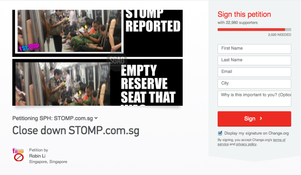 stomp-petition