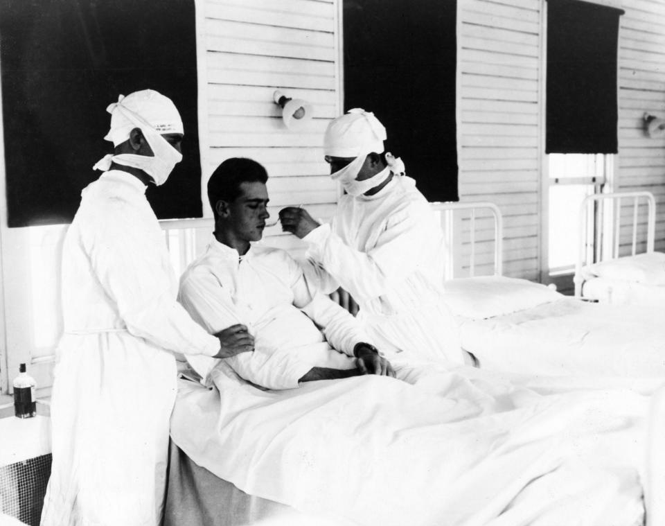 1918 flu patient