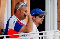 Cricket - England v Australia - Investec Ashes Test Series Second Test - Lord’s - 19/7/15 England's Alistair Cook watches from the balcony Action Images via Reuters / Andrew Couldridge Livepic