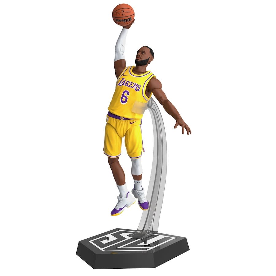 LeBron James Los Angeles Lakers NBA x Hasbro Starting Lineup Series 1 Action Figure