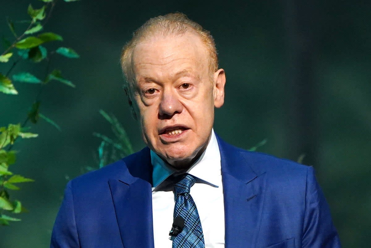 Anthony Pratt speaks onstage at The New York Times Climate Forward Summit 2023 at The Times Center on September 21, 2023 in New York City (Getty Images for The New York Ti)