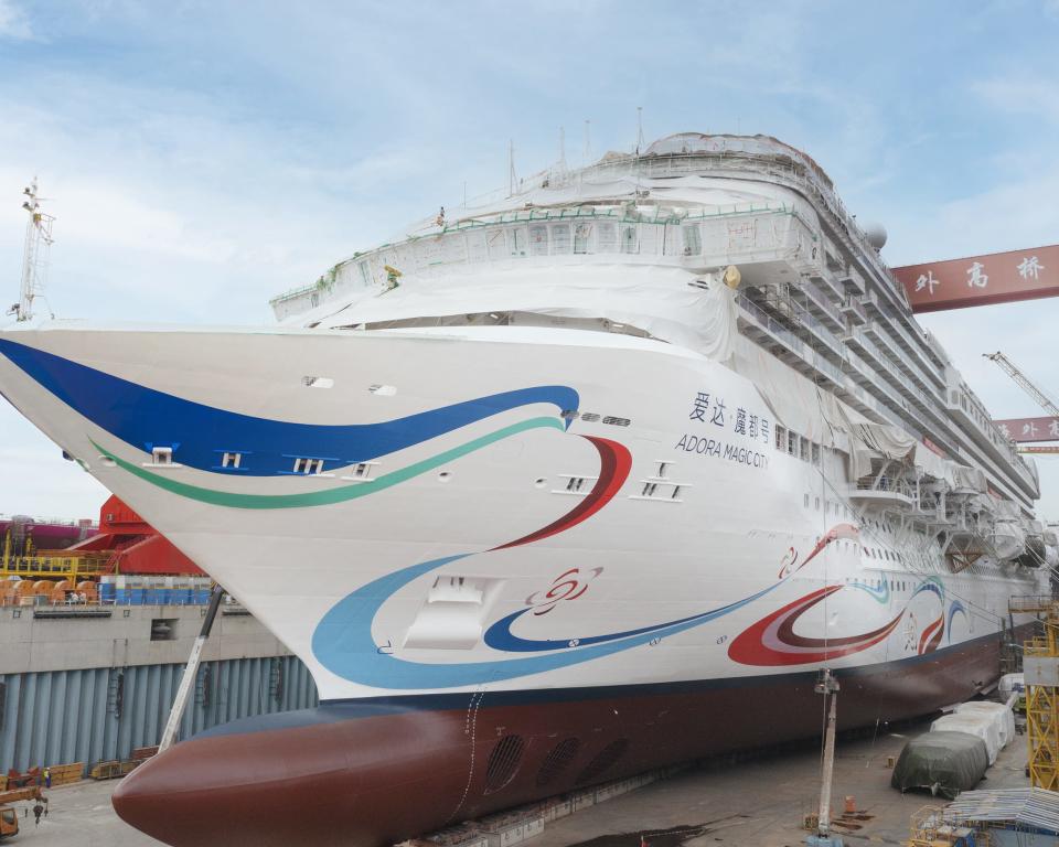 Adora Cruises' Adora Magic City under costruction