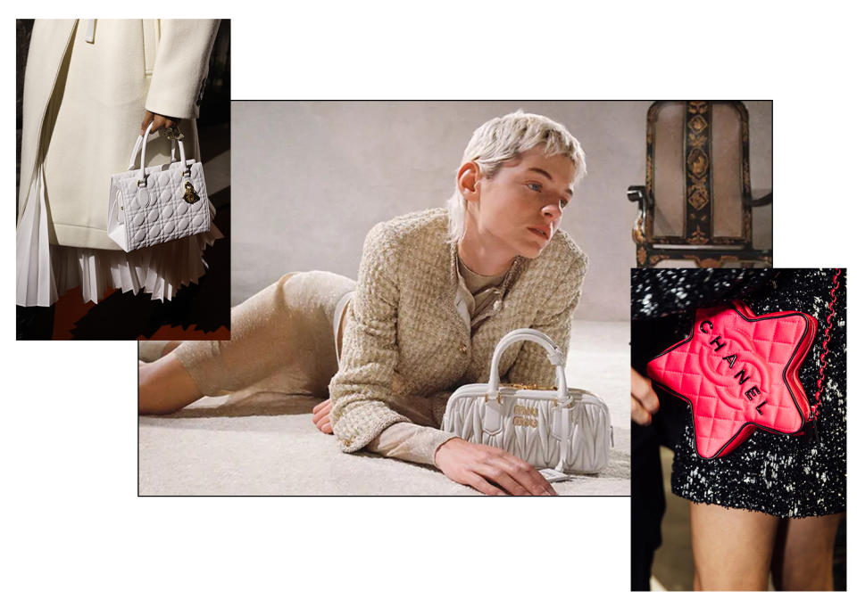 Graphics of winter 2024's handbag trends