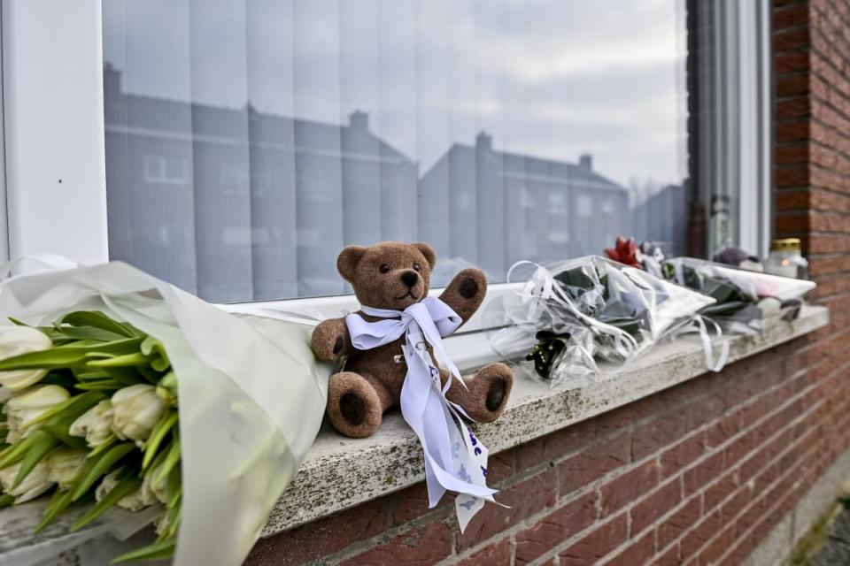 <div class="inline-image__title">1237802446</div> <div class="inline-image__caption"><p>Picture shows flowers and a bear at the home of the mother of Dean Verberckmoes in Beveren on Tuesday 18 January 2022. The 4-year-old Dean was found dead on January 17 in Vrouwenpolder, Veere, in Zeeland province, in the Netherlands. </p></div> <div class="inline-image__credit">Getty</div>