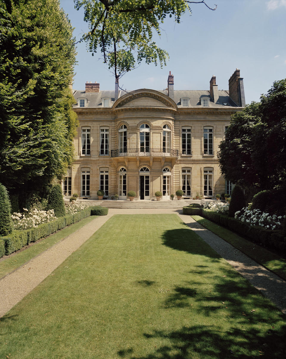 The facade of the Hôtel d’Ourrouer, Hubert de Givenchy’s home in Paris - Credit: © Christie’s Images Limited 2022, François Halard