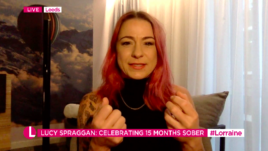 Lucy Spraggan is 15 months sober and has changed dramatically since her X Factor appearance. (ITV)