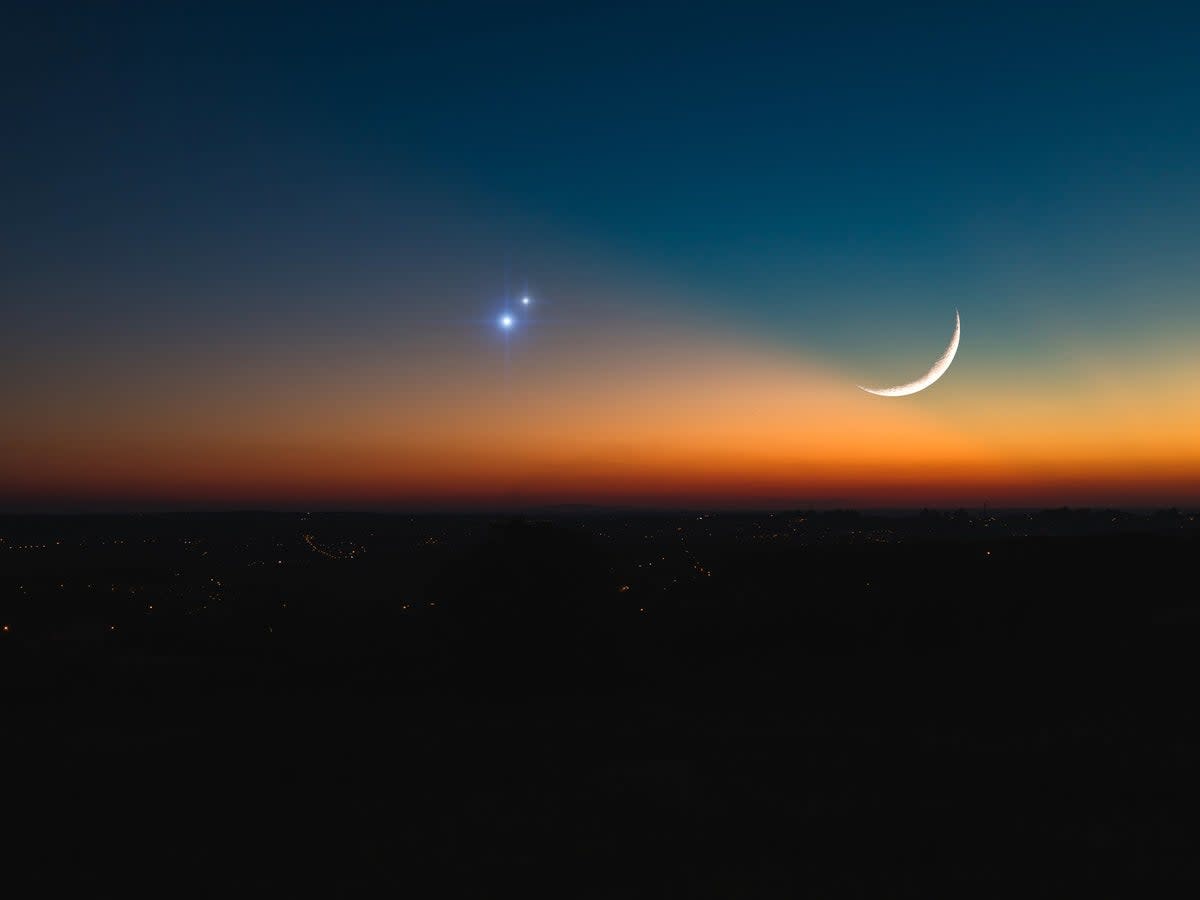 Jupiter and Venus will appear close together in the night’s sky in March 2023 (Getty Images/ iStock)