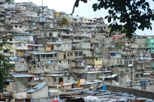 A general view of the hillside slum of Port-au-Prince in Haiti on July 12. Many camps lack basic sanitation, leaving them more prone to infectious diseases like the cholera epidemic that has claimed more than 7,500 lives since sweeping the country in the wake of the quake