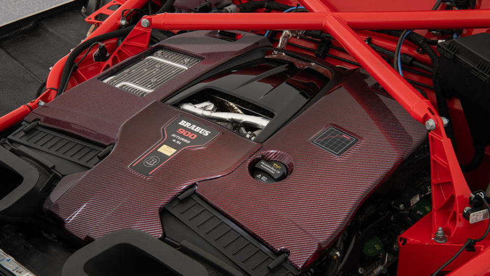 900 Crawler搭載具備900匹馬力輸出的4.5升V8雙渦輪增壓引擎。(圖片來源/ Brabus)