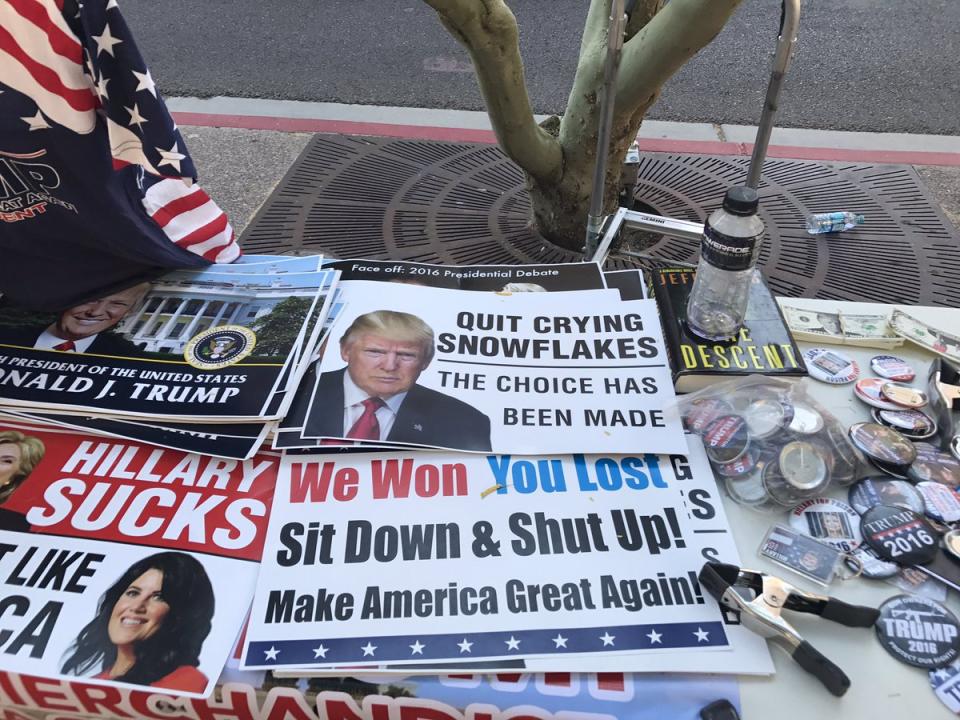 Trump rally in Phoenix draws protesters from both sides