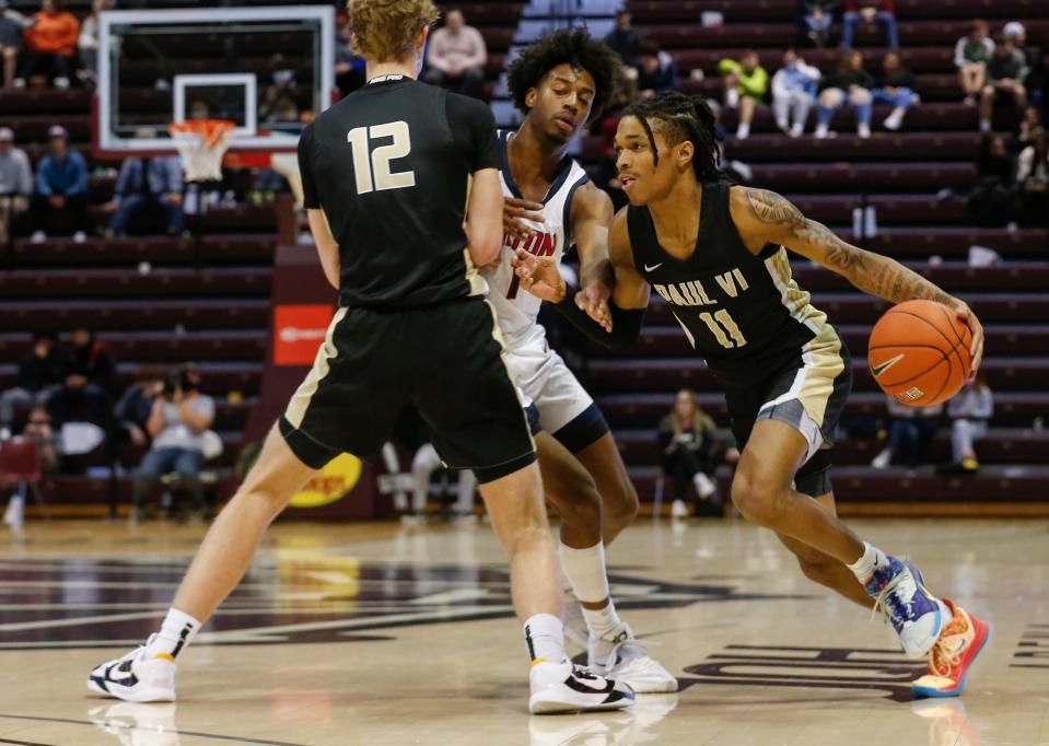 Milton took on Paul VI in the semifinals of the Bass Pro Shops Tournament of Champions at JQH Arena on Thursday, Jan. 13, 2022.