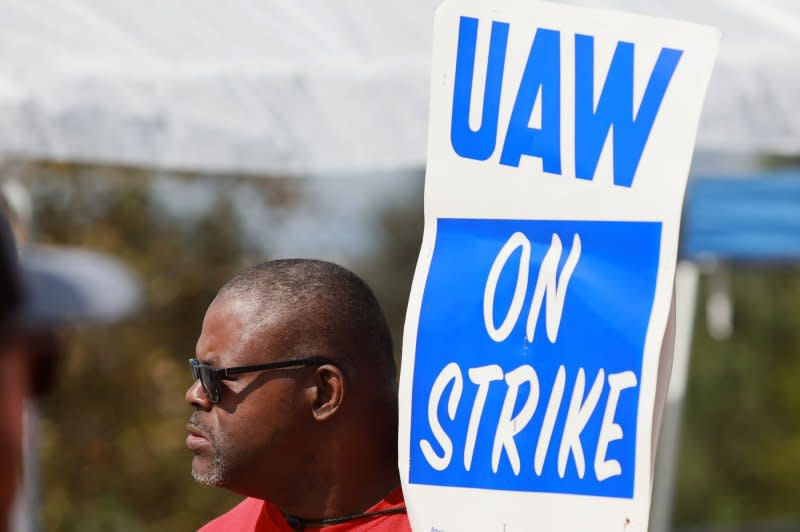 The United Auto Workers union has struck a tentative labor deal with car maker Stellantis, sources close to the negotiations confirmed Saturday. File Photo by Aaron Josefczyk/UPI