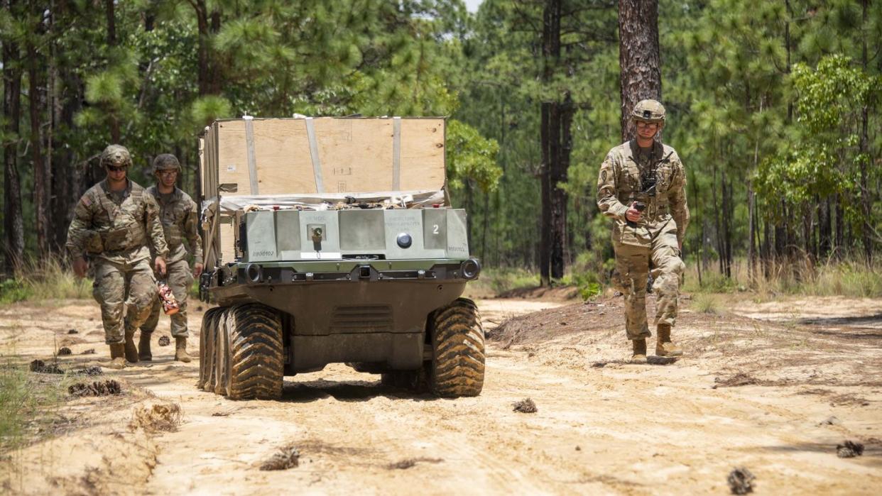 us army smet autonomous robot