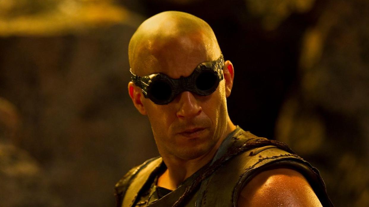  Vin Diesel as Riddick in 2013 movie 