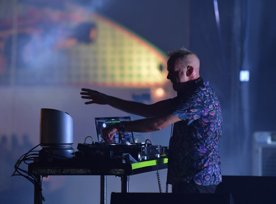 Fatboy Slim on stage. (PHOTO: Singapore GP)