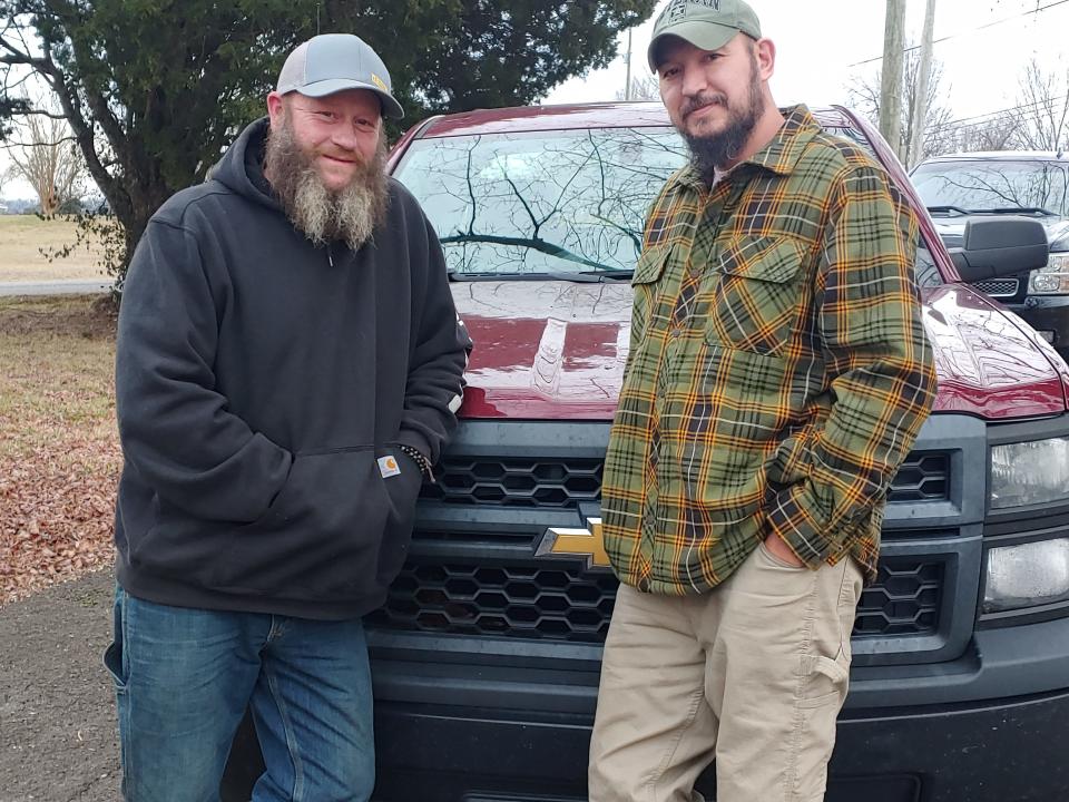 Shawn Norris (left) and Chad Davis have started Hickory Village Land Management.