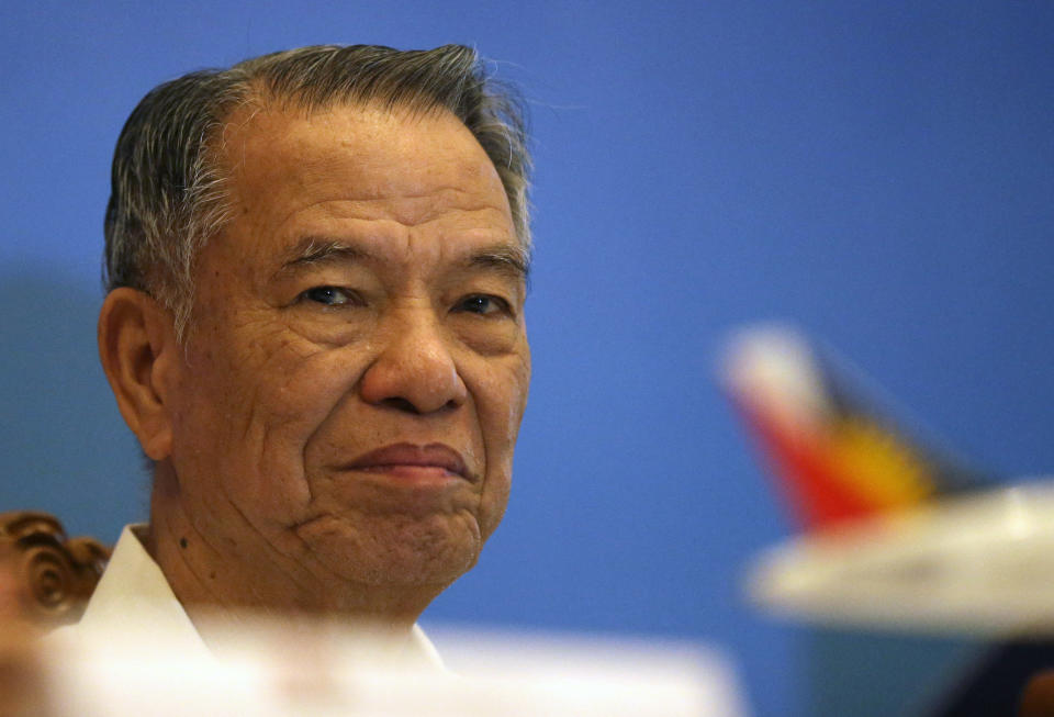 FILE PHOTO: Filipino tycoon Lucio Tan. (AP Photo/Bullit Marquez)