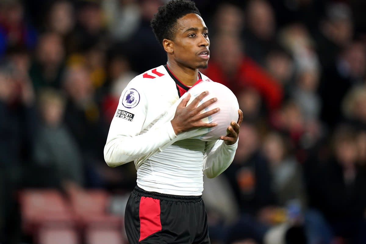 Kyle Walker-Peters was frustrated by Southampton’s loss to Nottingham Forest (Adam Davy/PA) (PA Wire)