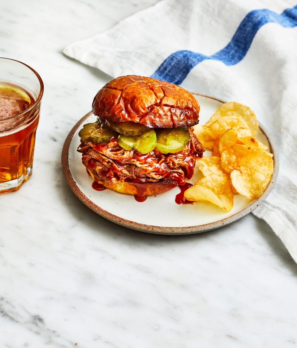 Slow-Cooker Chipotle Brisket Sliders