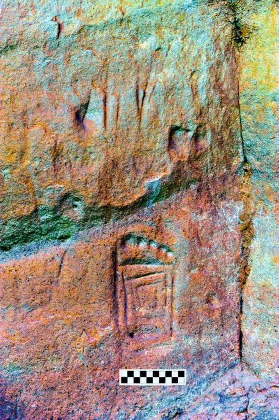 The types of carvings changed throughout the centuries, researchers said.