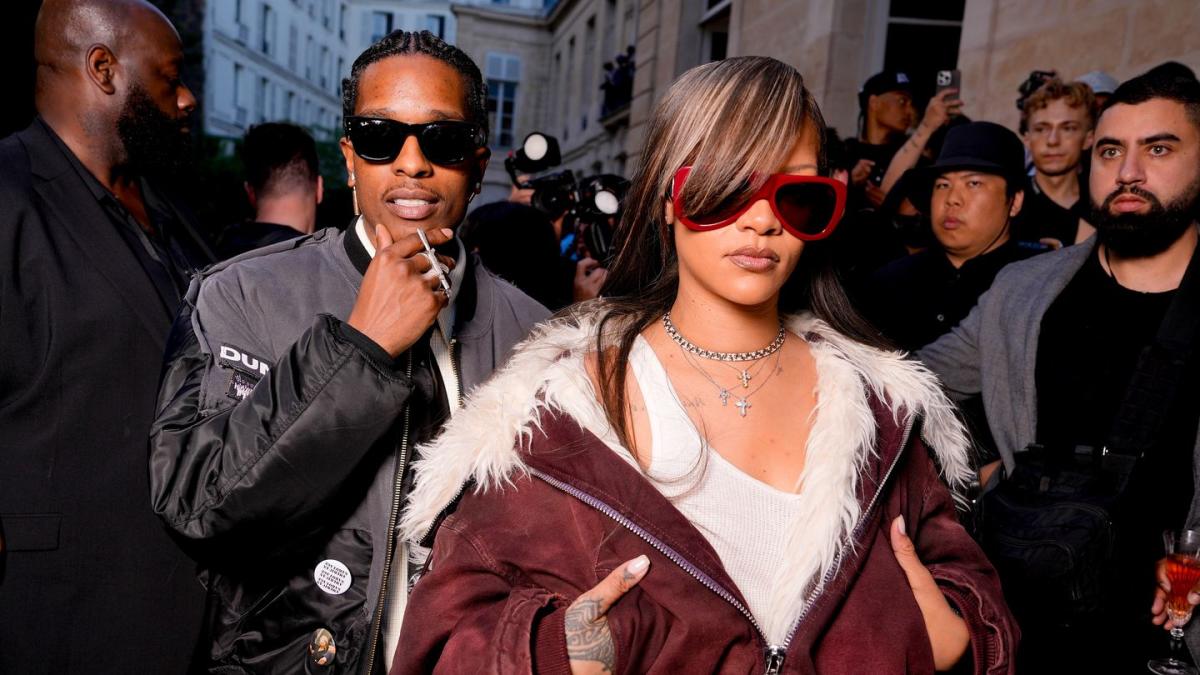 Rihanna Puts a High-Fashion Spin on the Hanes Tank Top for Paris Fashion Week