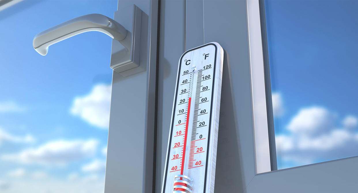 Windows open or closed in hot weather? (Getty Images)