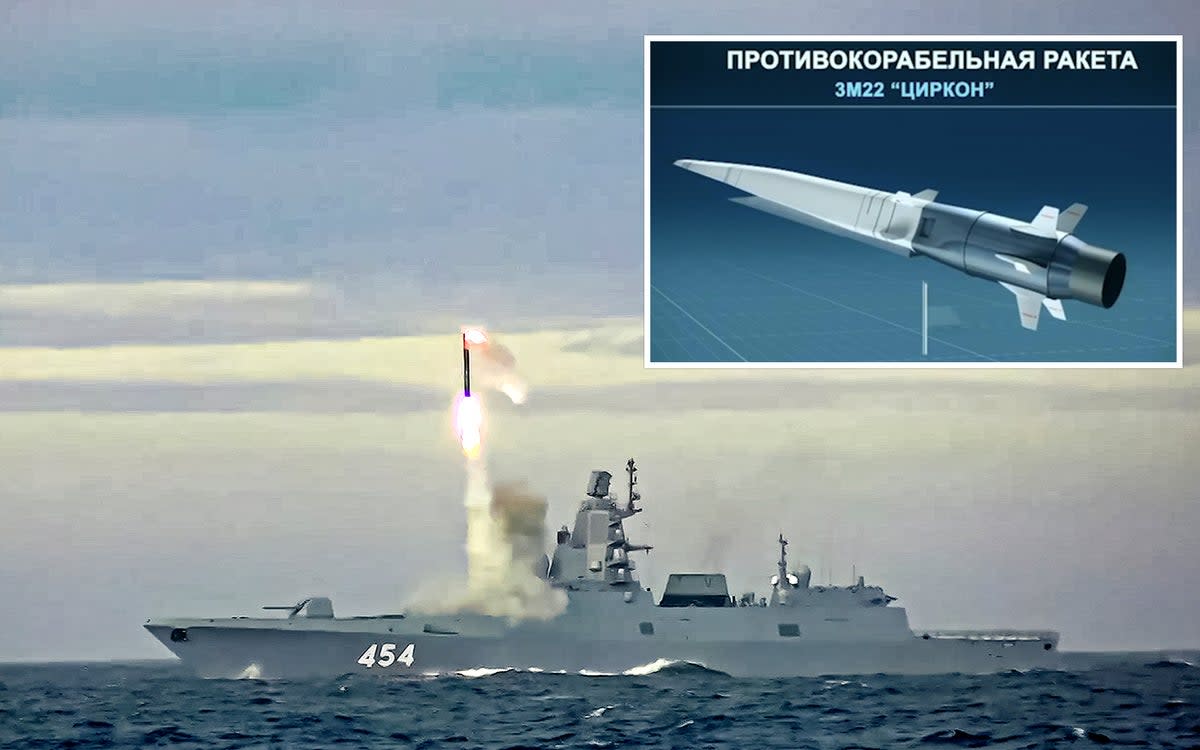 Russia has reportedly used the 3M22 Tsirkon (Zircon) missile in Ukraine (ES Composite)
