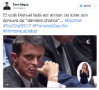 <p>S’il tire une lame orange, Manuel Valls sera éliminé.</p>