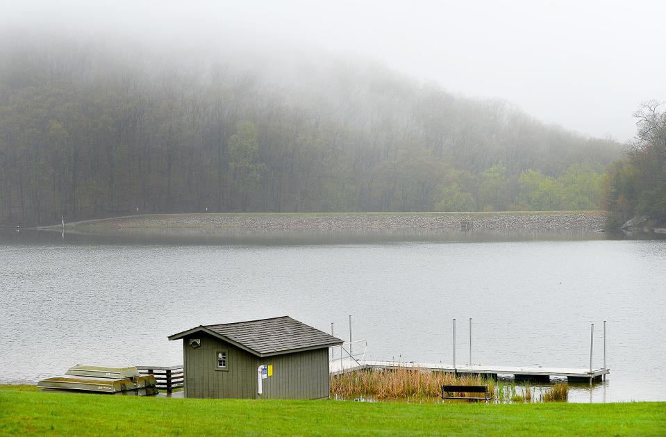 The lake at Greenbrier State Park east of Hagerstown is seen in this 2014 file photo. The park will offer two First Day hikes on Jan. 1.