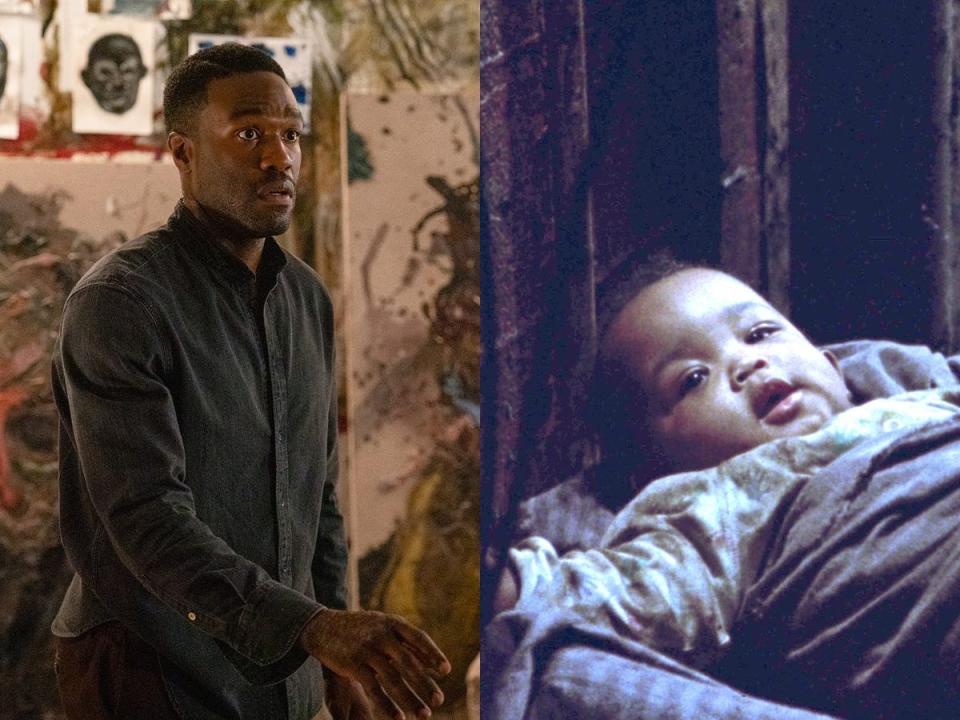 Anthony (Yahya Abdul-Mateen II) is revealed to be the baby from the original "Candyman."